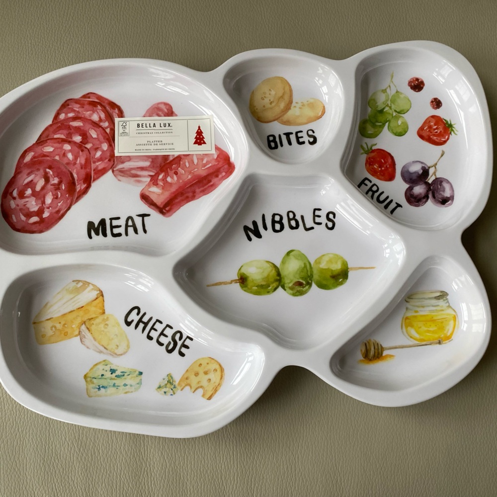 BELLA LUX Charcuterie tray platter